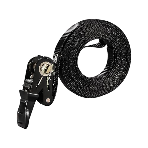 Correas de amarre resistentes de carga de 800 kg de capacidad con hebillas de acero de alto carbono, adecuadas para transporte y almacenamiento, correas de amarre de poliéster