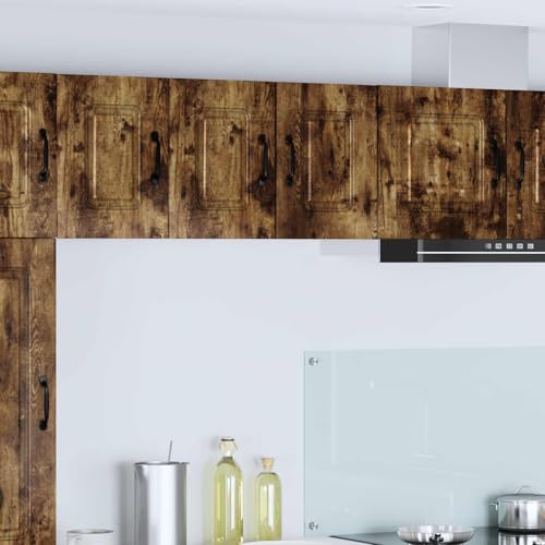 Zeehear Kalmar Mueble de cocina, roble ahumado, 30 x 31 x 40 cm, material de madera, espacio de almacenamiento versátil, diseño moderno para cocina, despensa