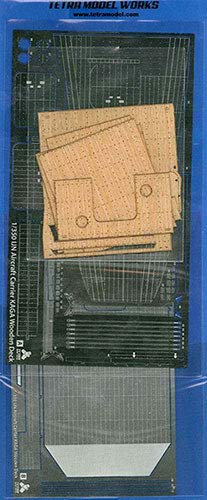 - Tetramodelworks 1/350 Aircraft Carrier Kaga ponte in legno