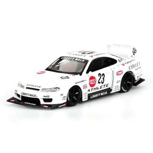 Diecast Model Car Compatible with Mini GT 1:64 Nissan S15 Silvia LB-Super Silhouette Athlete Limited Edition MGT01054