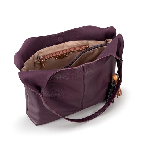Image of The Sak Huntley Hobo Bag - Premium Leather Women's Purse for Everyday & Travel - Handbag with Shoulder Bag Straps