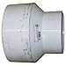 Plastic Trends Stan Roberts D606 PVC Concentric Reducing Coupling, 6" x 4"