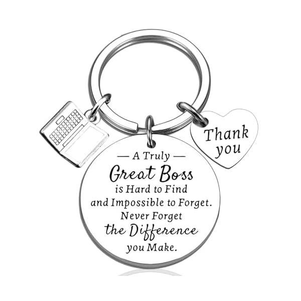 Igvean funny boss birthday keychains gifts for male female appreciation leader retirement leaving away bulk office bosss day gift for women men thank you presents for colleagues white elephant gifts  urban country home decor