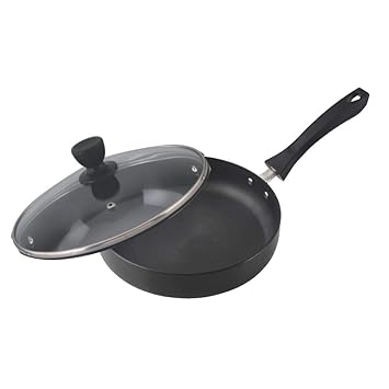 BALTRA Induction Base Hard Anodized Fry Pan, 24 cm (Induction and Gas Stove Compatible)