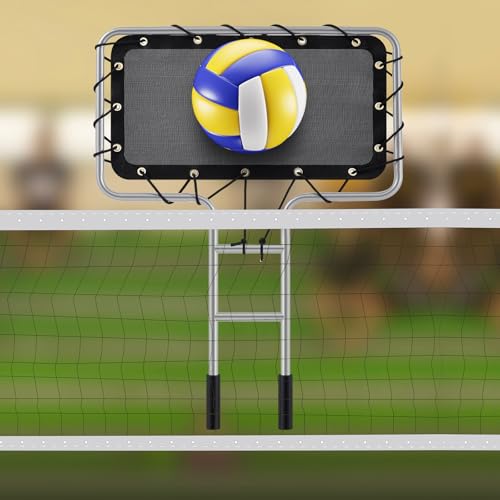 Motionchic Volleyball Blocker Volleyball Hitting Trainer Training Aid for Hitting and Blocking 40\" x 30\" Sturdy T Style for Improving Hit Placement - Thumbnail 2