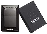 Zippo Zapalniczka Sztormowa, Szara (Gray Dusk), Model Podstawowy, do Napełniania, Wielokrotnego Użytku, Odporna na Wiatr, Pudełko Prezentowe, Wyprodukowana w USA