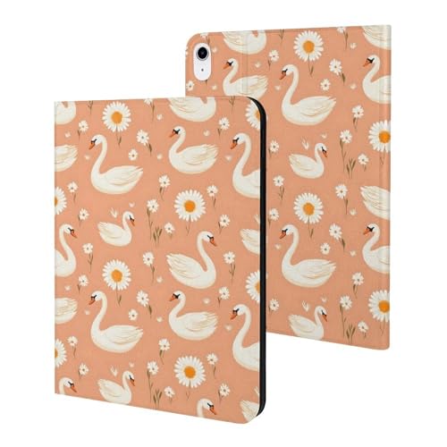 Coque iPad 11" 2025 fine à mise en veille automatique et support marguerites