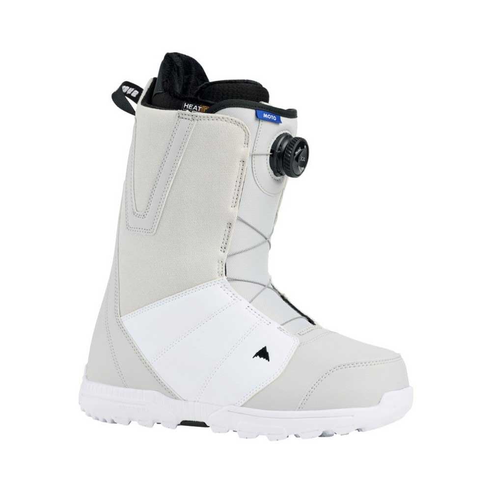 Burton - Boots De Snowboard Moto Boa® Regular Gray Cloud Homme - Homme - Taille 44 - Gris