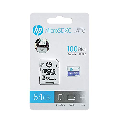 HP Micro SD Card 64GB with Adapter U3 (Write Speed 60MB/s & Read Speed 100 MB/s Records 4K UHD and Fill HD Video, Purple) - Image 8