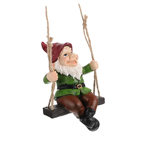 Gnome miniature en résine pour apporter la magie de Noël et du réconfort au bureau