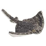 Aurora® Adorable Mini Flopsie™ Sting Ray Stuffed Animal - Playful Ease - Timeless Companions - Gray 8 Inches