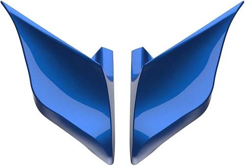 Miniatura 239 de Advanblack Barracuda - Cubiertas laterales estiradas plateadas (brillantes), paneles extendidos para Harley Touring Street Glide Road Glide Electra