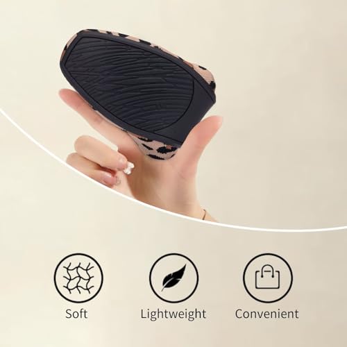 Image of Frank Mully Women's Flats Square Toe Mary Jane Shoes Ballet Flats with Strap Comfortable Slip On Knit Shoes Dressy Casual