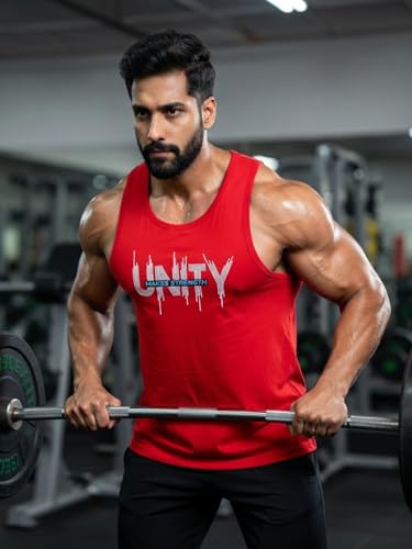 Image of 3Colors Men's Active Sleeveless Polyester Tank Top- Cool and Comfortable Workout wear, Dry fit Gym Vests - Unity