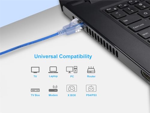 Image of Monoprice Cat6A 6in 10-Color 10-Pk Patch Cable UTP 30AWG 10G Pure Bare Copper Snagless RJ45 SlimRun Series Ethernet Cable