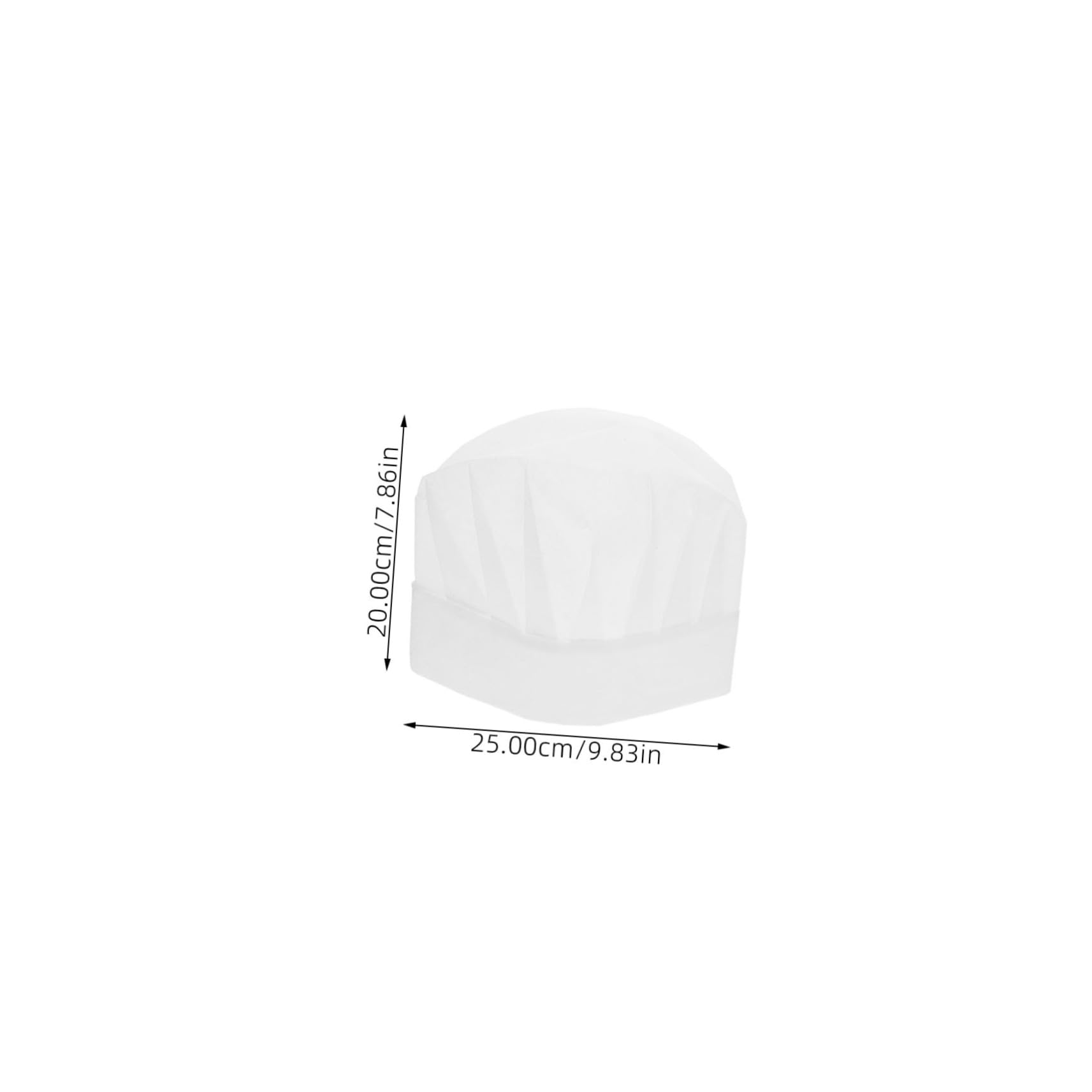 LIFKOME 20 Pezzi Cappello Cuoco Bambino Monouso Non Tessuto Bianco