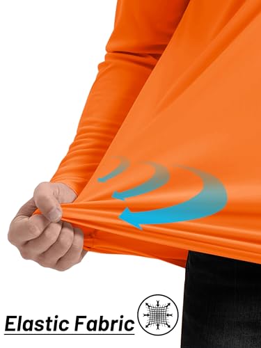 TACVASEN Men's Long Sleeve Athletic Shirts 1/4 Pullover Zip Sun Protection Rash Guard UPF 50+ Outdoor Running T-Shirts - Image 6