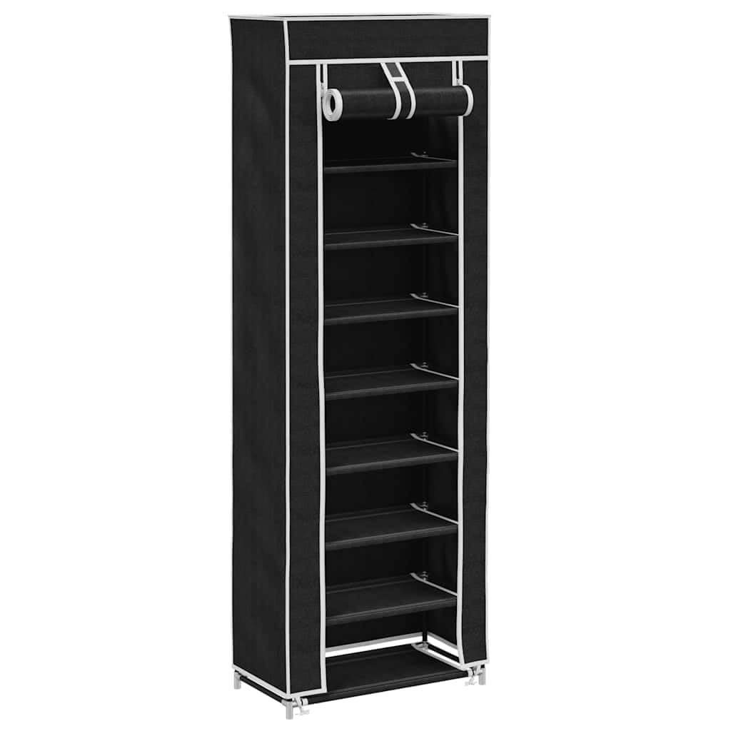 Zapatero de 8 capas, 57 x 29 x 162 cm, protección contra el polvo, tela no tejida, ahorra espacio para 20 pares de zapatos, organizador ideal para pasillo, entrada, dormitorio