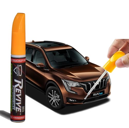 Image of Mahindra XUV700 colors Revive touchup paint pen, factory Quality & matched 2K paint (Burnt Sienna (MM9817))