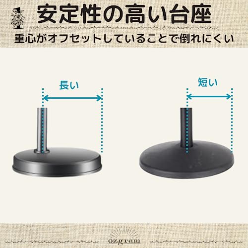 ozgram スマホスタンド 手元撮影 真上から撮影 実況動画 YouTube iPhone android スマホ対応 書道 料理動画 お絵描き 編み物 料理 俯瞰撮影 の商品画像 1
