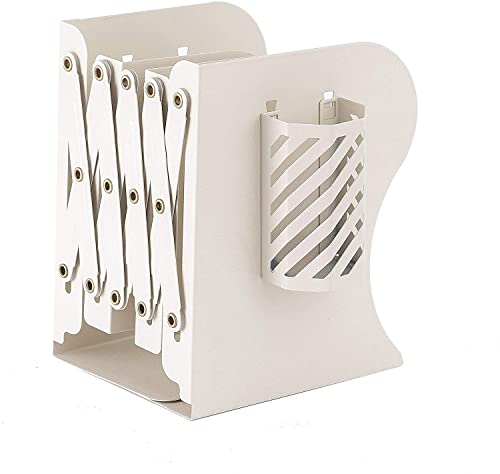 Volo Expandable Bookcase Desktop Bookend/Book Stand/Book Holder/Book Organizer, Office Book Organizer Box Book Stand, Book Organiser, File Holders Organizer (Color:Off White/Cream) (B09DLB85NG) Amazon Price History, Amazon Price Tracker