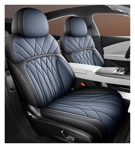 Housses siège voiture Kia Sonet 2024 ensemble complet cuir noir bleu protection intérieur