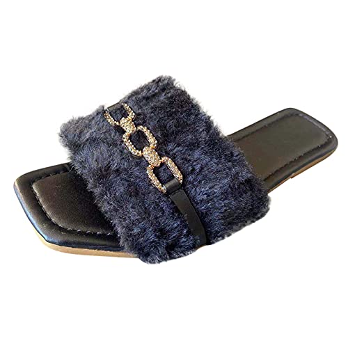 Flip Flops for Women Casual Strap Cross Slip On Sandal House Outdoor Slippers All-Day Comfort Fit Shoes