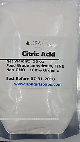 PURE CITRIC ACID, Food Grade, Non-GMO, Organic, best for making bath bombs, wine, home brew or cleaner (10 pounds)