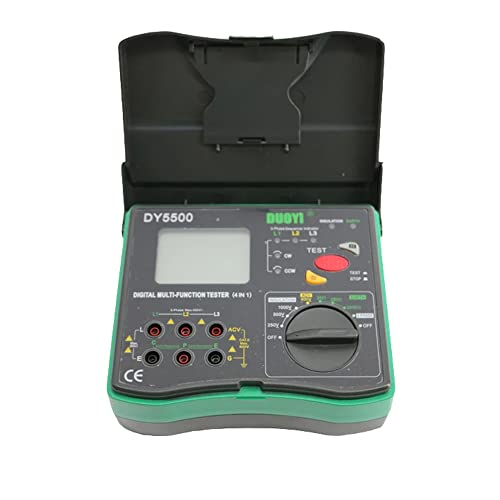 Hojila DY5500 4 In1 Multimeter Earth Ground Resistance Tester Meter Insulation Tester Voltmeter Phase Indicator cover