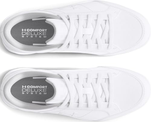 Under Armour - Kids Gs Official Lthr Shoes, Color White (100), Size: 6.5 M US Big Kid2