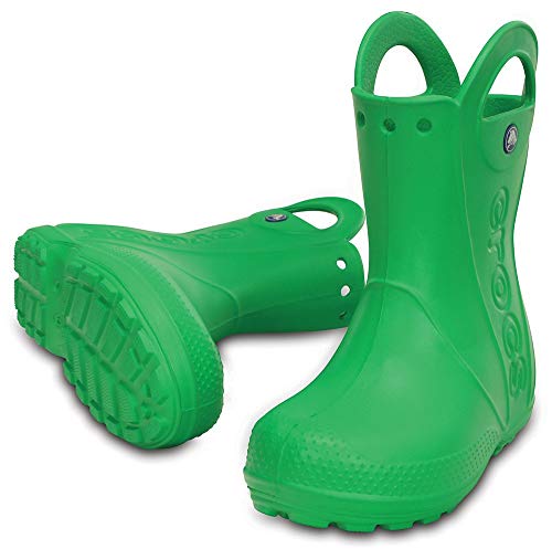 Image of Crocs Kids' Handle It Rain Boots | Waterproof Slip On Shoes | Kids' Rain Boots