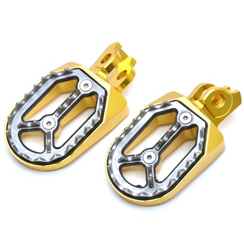 Repose-pieds motocross pour Suzuki RM-Z 250 sur terrain de cross boueux