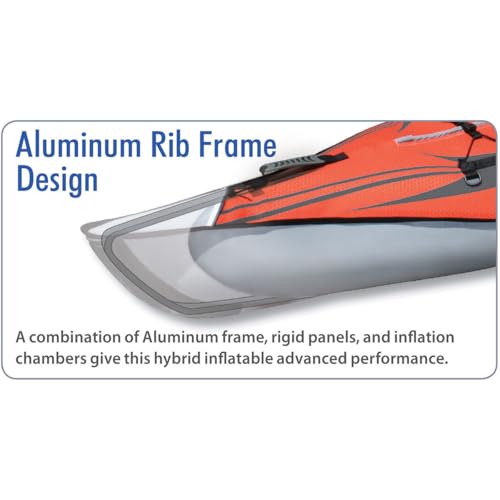Image of Advanced Elements - AdvancedFrame Sport Inflatable Kayak - Lightweight Day Touring Kayak with Bag and Pump
