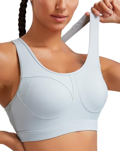 Image of RUNNING GIRL Sports Bras for Women High Support Moulded Cup High Impact Sports Bras Racerback Workout Running Yoga Bra