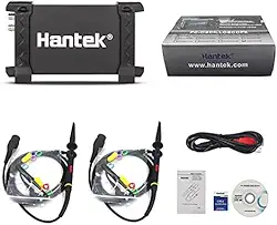 Hantek 6022Be Digital Osciloscópio Portátil Pc Baseado Em 2 Canais 20Mhz Osciloscópios Usb