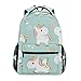 senya Cute Unicorn School Backpack for Boys Girls Bookbag Travel Bag One Size