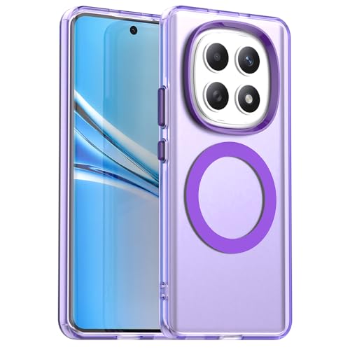Pzwoxukhov Compatible with Redmi Note 15 5G Case Cover,Compatible with Magsafe,Shockproof Magnetic Phone Case，Compatible with Redmi Note 15 5G Case Purple