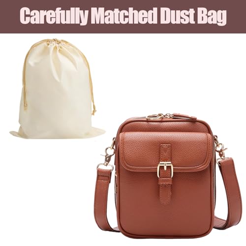 Collaboraten1 Crossbody Leather Bag, Urvashi - Luma Urvashi Retro Double-Layer Large Capacity Mini Crossbody Bags2