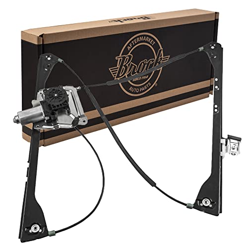 Brock Replacement Passenger Front Power Window Regulator with Lift Motor Assembly Compatible with 02-07 Aztek Rendezvous 15911245