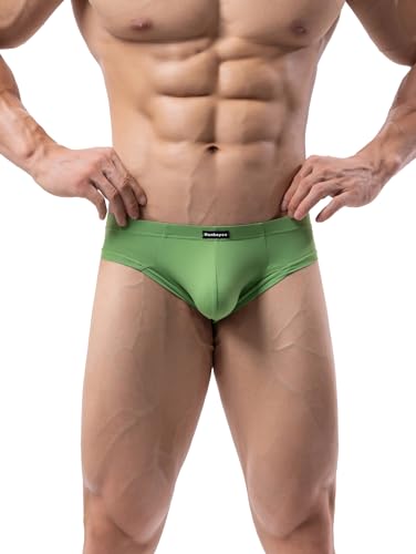 Men's Mini Cheek Thong Panties Sexy Soft Breathable Boxer Briefs2