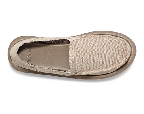 Image of Sanuk Womens Donna Soft Top Hemp Loafers | Womens Shoes | Slip On Shoes for Women | Women's Slip-on Loafers | Memory Foam Footbed