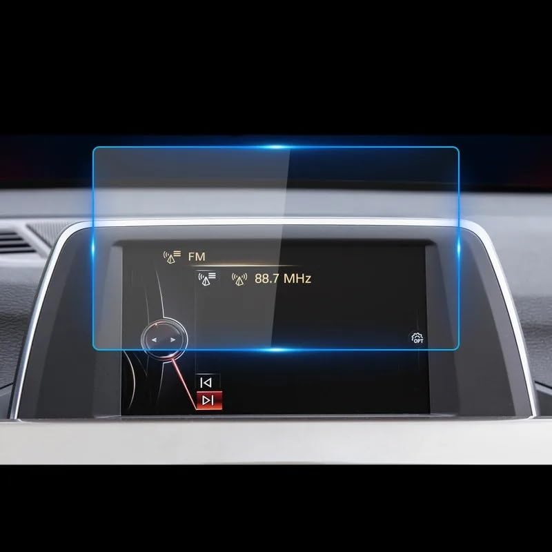 Verre trempé de navigation X1 F48 protecteur d'écran auto dureté maximale antichoc