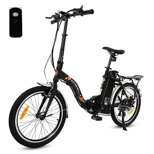 ECOTRIC Step-Through-2 20' Folding Electric Bicycle Powerful 350W Motor 36V/12.5AH Removable Lithium Battery City Bike Alloy Frame Ebike LED Display - 90% Pre-Assembled