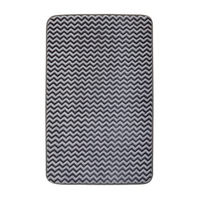 Alfombra para dormitorio gris de 50 x 80 cm que aporta calidez 6