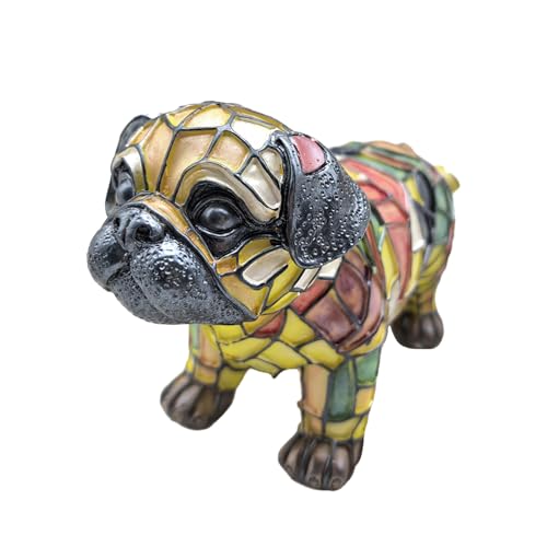 Xummpxuk Nachtlicht der Hunde-Serie, Labrador und Mops, französische Bulldogge, Kunstharz, Tisch-Nachtlicht, USB-Nachttischlampen für Schlafsaal-Dekoration und Kinderzimmerbeleuchtung