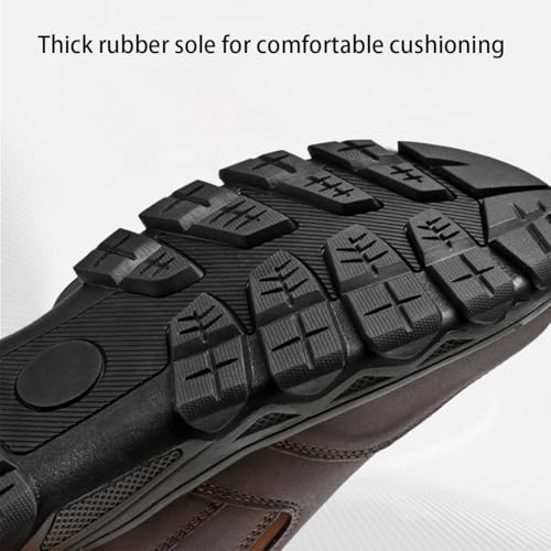 Enjerr Orthopedic Balance Shoes Men for Balance, Arch Support, 2025 New Men's Hands-Free Genuine Leather Slip On Loafers4