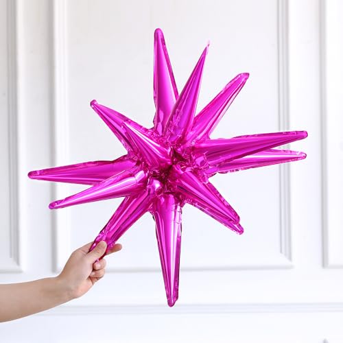 Image of Ice Cream Drip Baseball Birthday Party Decorations 140pcs Baseball Balloon Arch with Hot Pink Light Blue Yellow Latex Balloons Explosive Star Foil Balloon for Baseball Theme Birthday Party Supplies