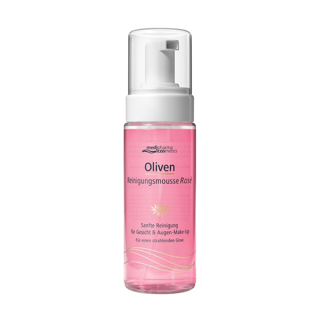 Medipharma Cosmetics Mousse nettoyante à l'olive Rosé Avec technologie micellaire Enlève le maquillage Mousse délicate