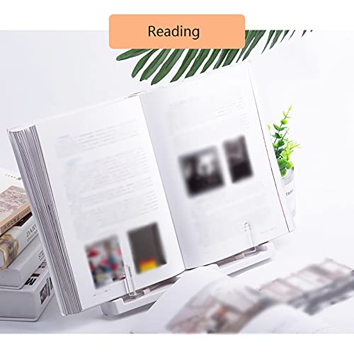 Soporte de libro para lectura de partituras y libro de cocina ajustable 5