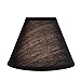 Aspen Creative 58727A Transitional Hardback Empire Shape UNO Construction Lamp Shade in Black, 4